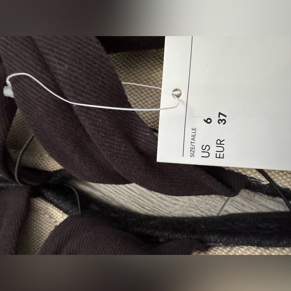 H&M Black and Cream Women's Sandals - Picture 4 of 7